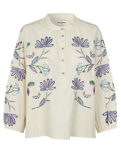 Lollys Laundry - FaithLL Bluse - Creme